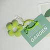 Bag Ornaments Flowers Keychain Soft Cotton Flower Bag Pendant Creative Flower Keyring