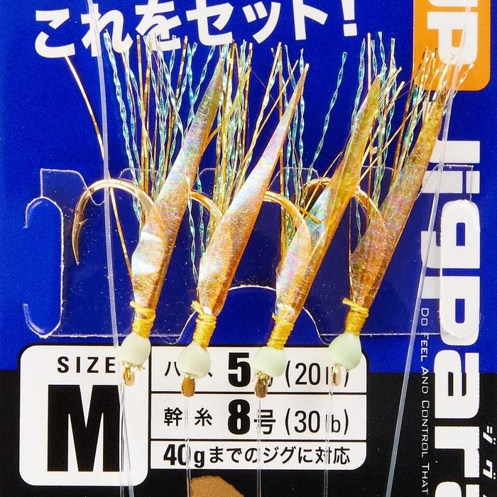 Major Craft Jig Para Shore Jigging Sabiki Gold Type JP-SABIKI/gold M Keimura Saba-kawa Yellow & Gold Tape