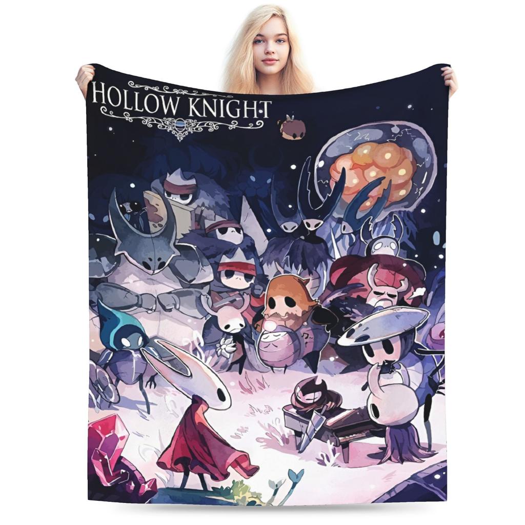 Hollow Knight Funny Games Blanket Lightweight Thin Flannel Novelty Gift Throw Blankets Quilt