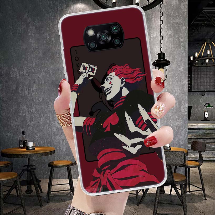 Hunter HXH Hisoka Phone Case For Xiaomi Redmi 15C 15 13C 13 Poco X5 X6 X7 F7 Ultra M7 12C 12 10 10C 9C 9A 9T 9 Fundas Poco X3 X4