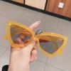 Fashion Cat Eye Sunglasses Trendy Women UV Protection Luxury Irregular Frame Travel Sun Glasses Female Eyewear