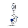 FitNew Original Bracelets 100% 925 Sterling Silver Oecan Blue Sea Turtle Starfish Mermaid Charms Beads DIY Jewelry Making