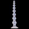 Transparent Colored Bead Anal Plug SM For Men And Women  Large Suction Cup For Sexual Pleasure  Anal Expansion Device  Adult Toy