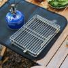 Stainless Steels Grilling Grate BBQ Table Camping Table Foldable Camping Table Outdoor Folding Table Barbecue Table