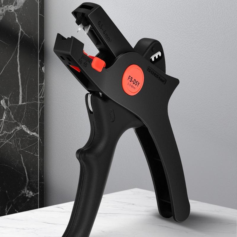 Wire Stripper Precise Blade 22-7AWG Capacity Space Saving Design For Confined Electrical Work Steel Materials Build