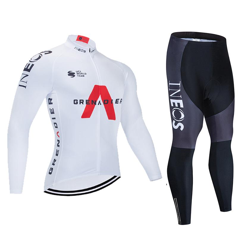 

2025 Team Autumn Cycling Jersey Set Bicycle Sportwear MTB Maillot Ropa Ciclismo Road Bike Uniform Long Sleeve Bicicleta Clothing 4XL