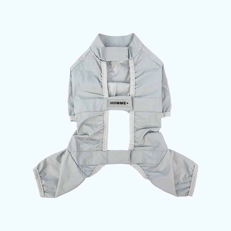 Pet summer anti-dirty four-legged pants thin go out rainy days waterproof leg guards dust pants clothes puppy breathable