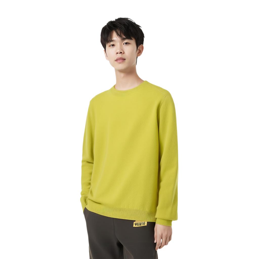 ONITSUKA TIGER LS KNIT TOP Knitwear Unisex Yellow 2183B363-750
