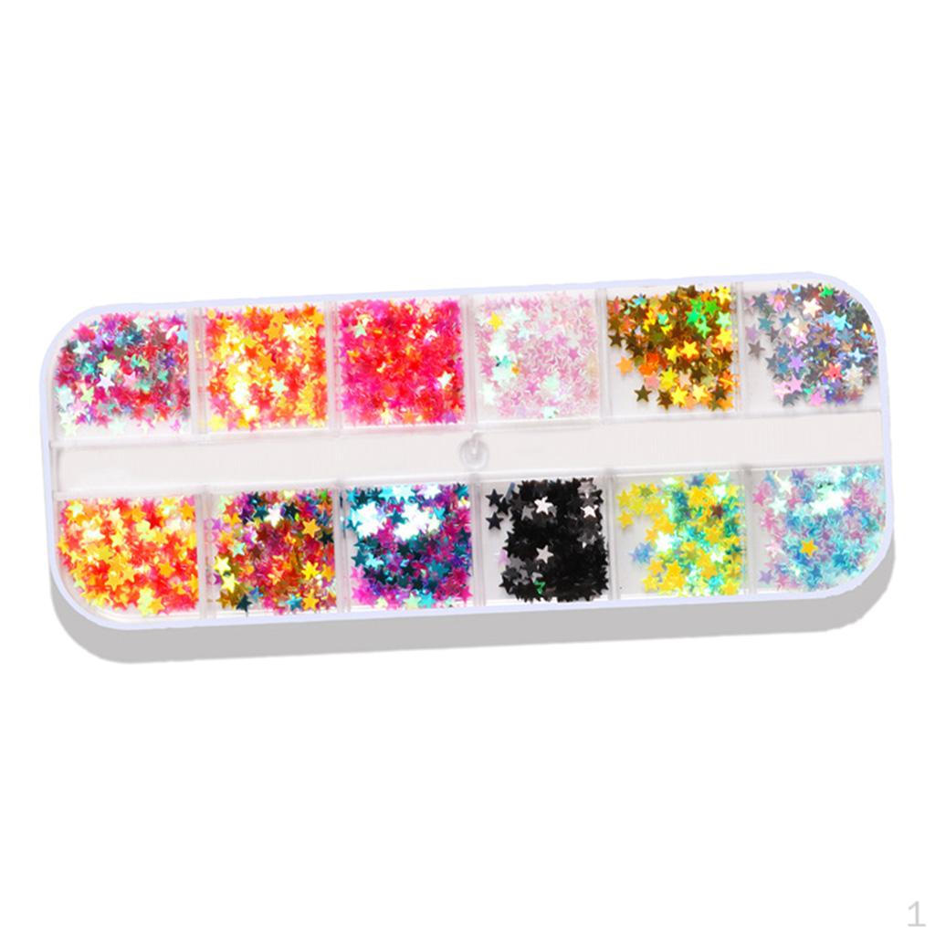 Nail Paillettes Tinsel Flakes Nails Eyes Make