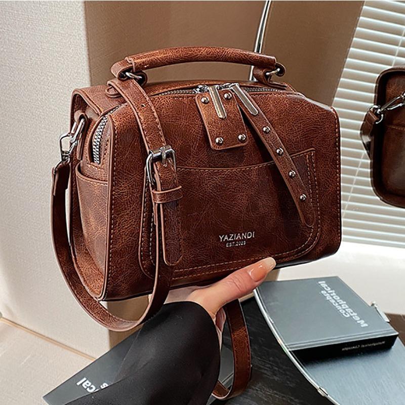 

Женская сумка Mailard в стиле ретро, ​​новинка 2024, сумка через плечо Joker, однотонная портативная сумка-подушка