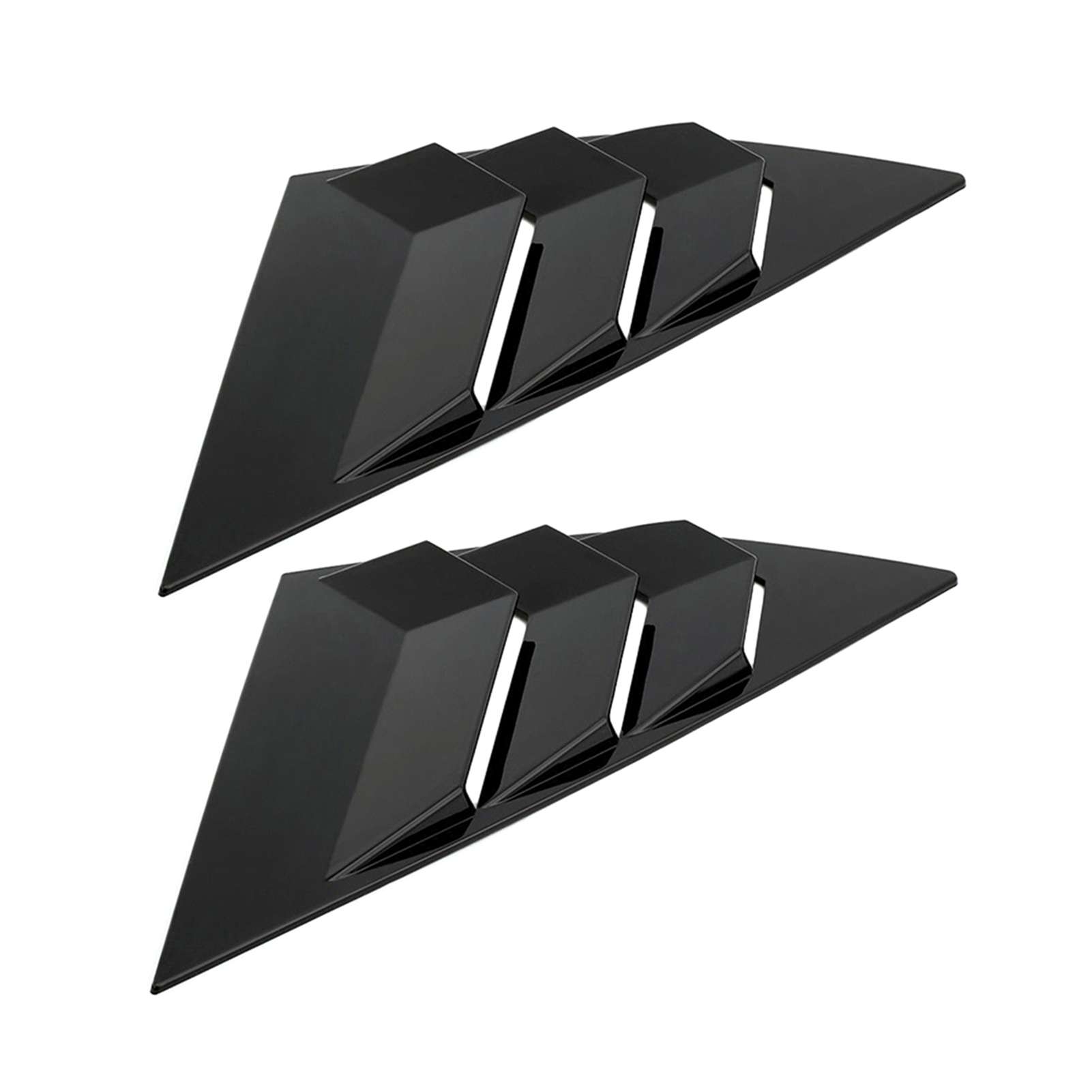 

2pcs Rear Window Louvers Car Rear Window Blinds Side Tuyere Louvers Vent Replacement for Focus ST RS MK3 Hatchback