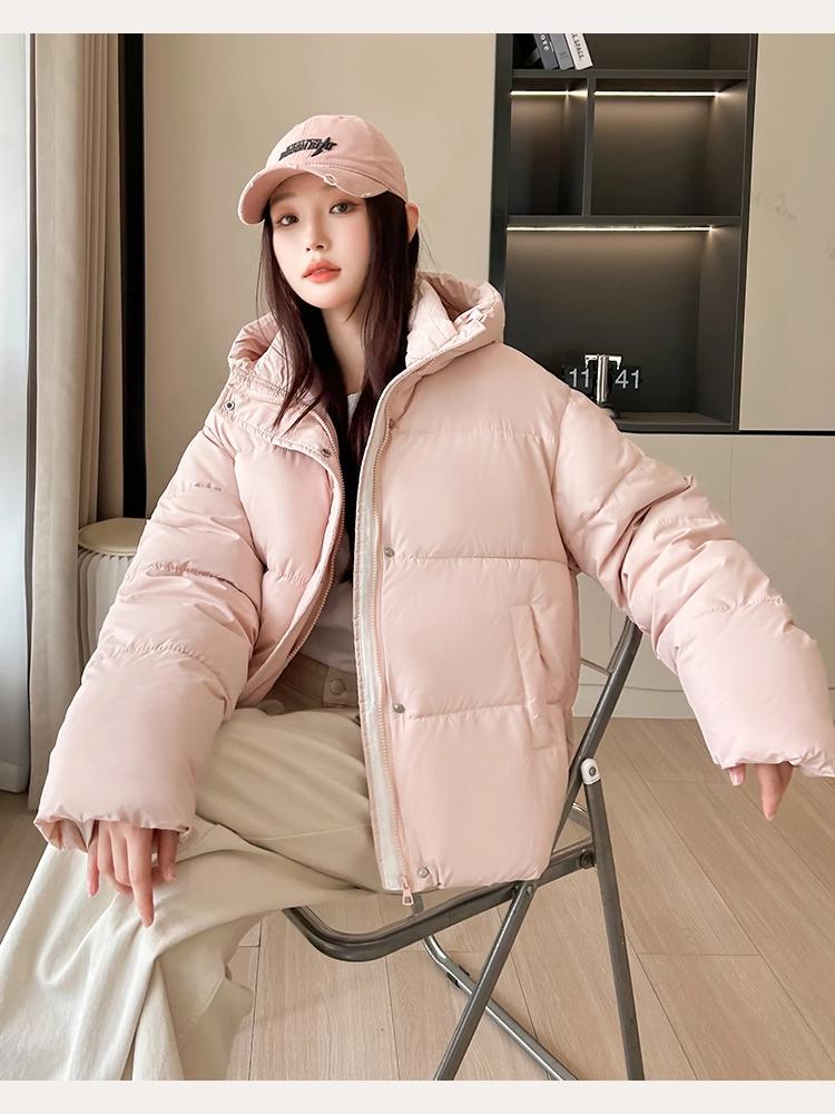 Women’s Short Hooded Windproof Thicken Warm Winter Jacket 4 Colors
