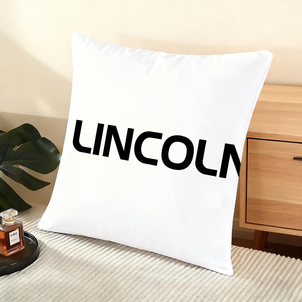 L-L-Lincoln-S Cushion Cover Silky Short Plush Home Sofa Cushion Cover - Invisible Zipper Home Decoration