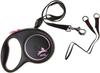 Flexi Black Design Cord S Than 5m Pink (Less 12kg) [Dog Lead]