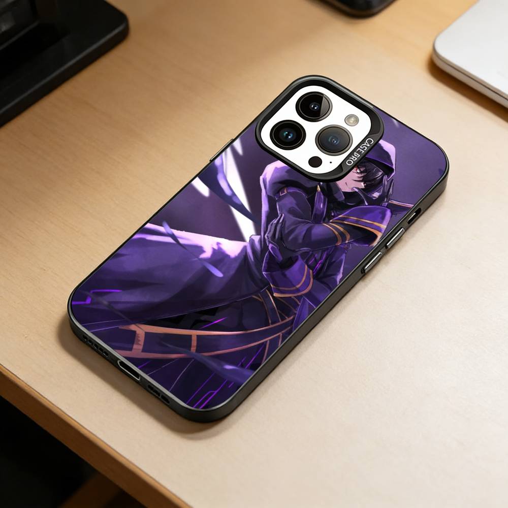 E- Eminence in Shadow Anime Phone Case For iPhone 17,16,15,14,13,12,11 Plus,Pro Max,XS,Colorful Silver Phone case Funda Cover