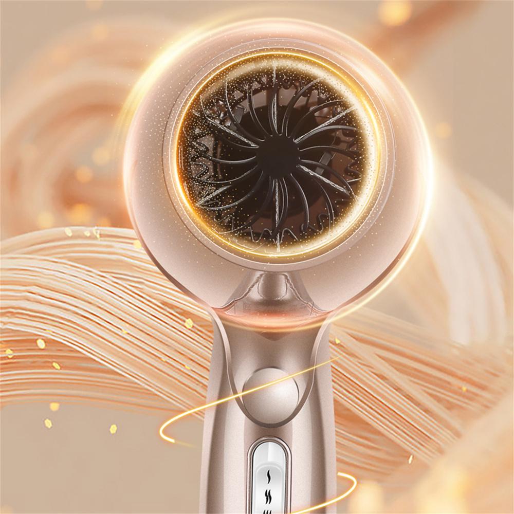 2000W High Power Hair Dryer Blue Light Care Negative Ion Quick Drying Hair Styling Tool,EU Plug