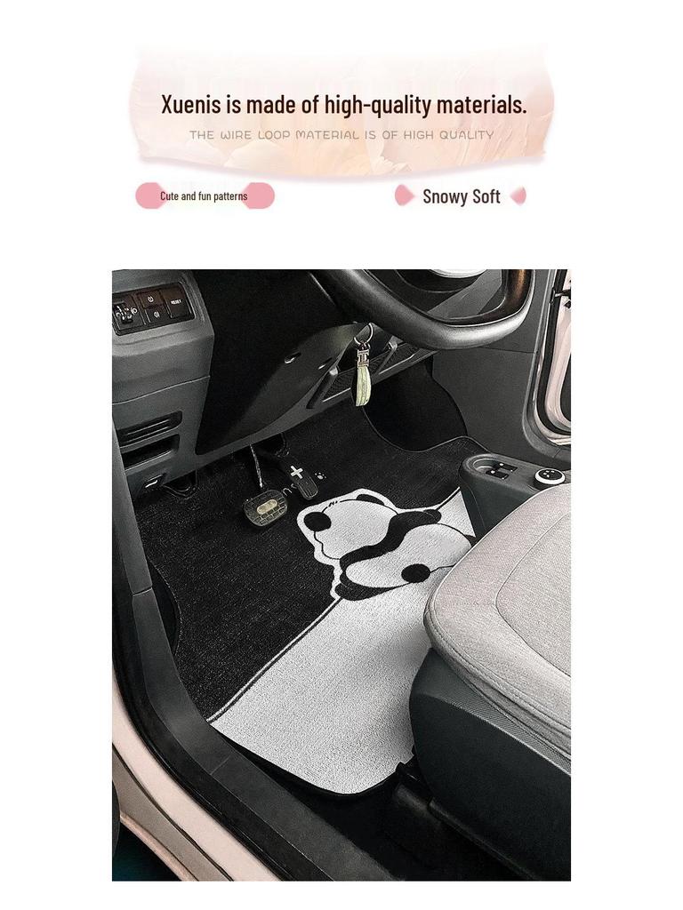 Silk Loop Floor Mats for Wuling Hongguang MINI Macaron and Panda Bingo