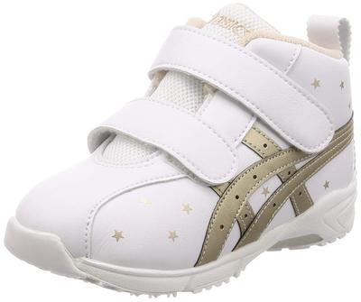 Sukusuku Baby Gold Cm Shoes, Mid-Cut, White/Champagne 004, 14.5