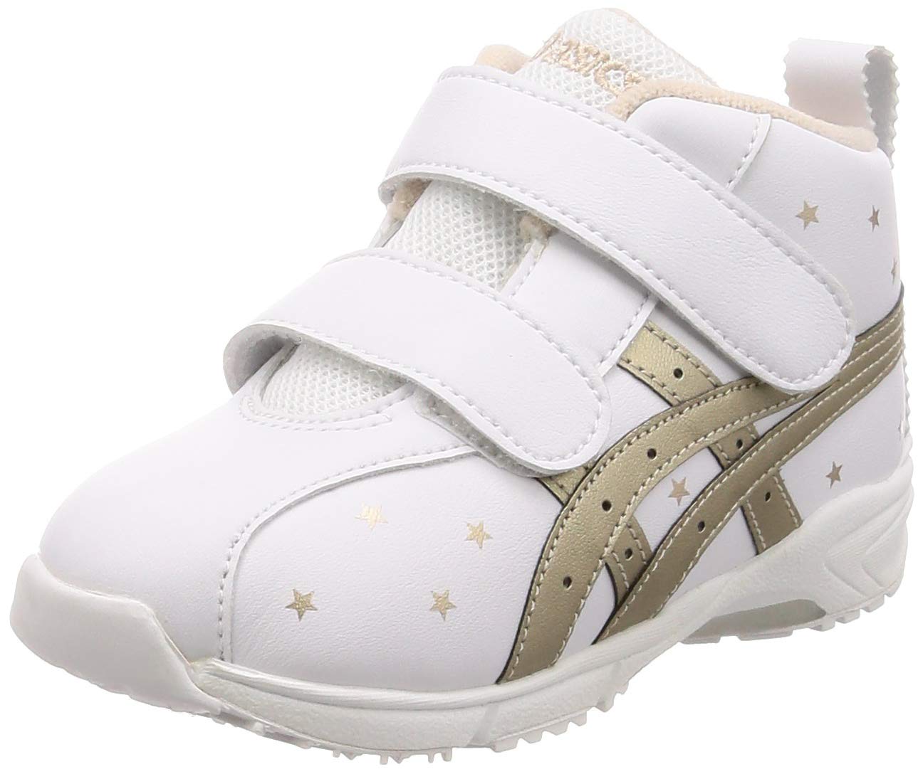 

Baby Shoes Mid Cut Gold 004 cm [Sukusuku] White/Champagne 14.0