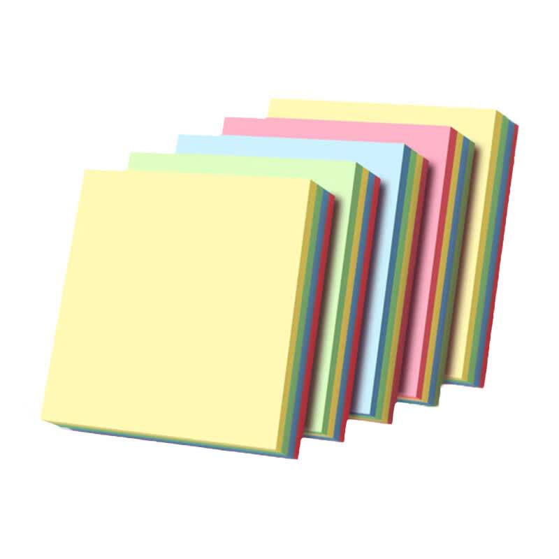 Hanye Square Multi-Color Sticky Notes, 76x76mm 5-Pack