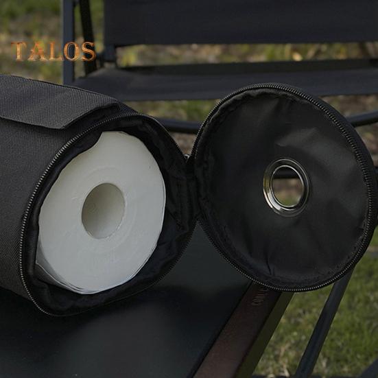 Pungă de hârtie pentru rulouri în aer liber, rezistentă, de mare capacitate, portabilă, camping, drumeții, alpinism, multifuncțională, suport pentru role de hârtie igienică, distribuitor pentru agățat