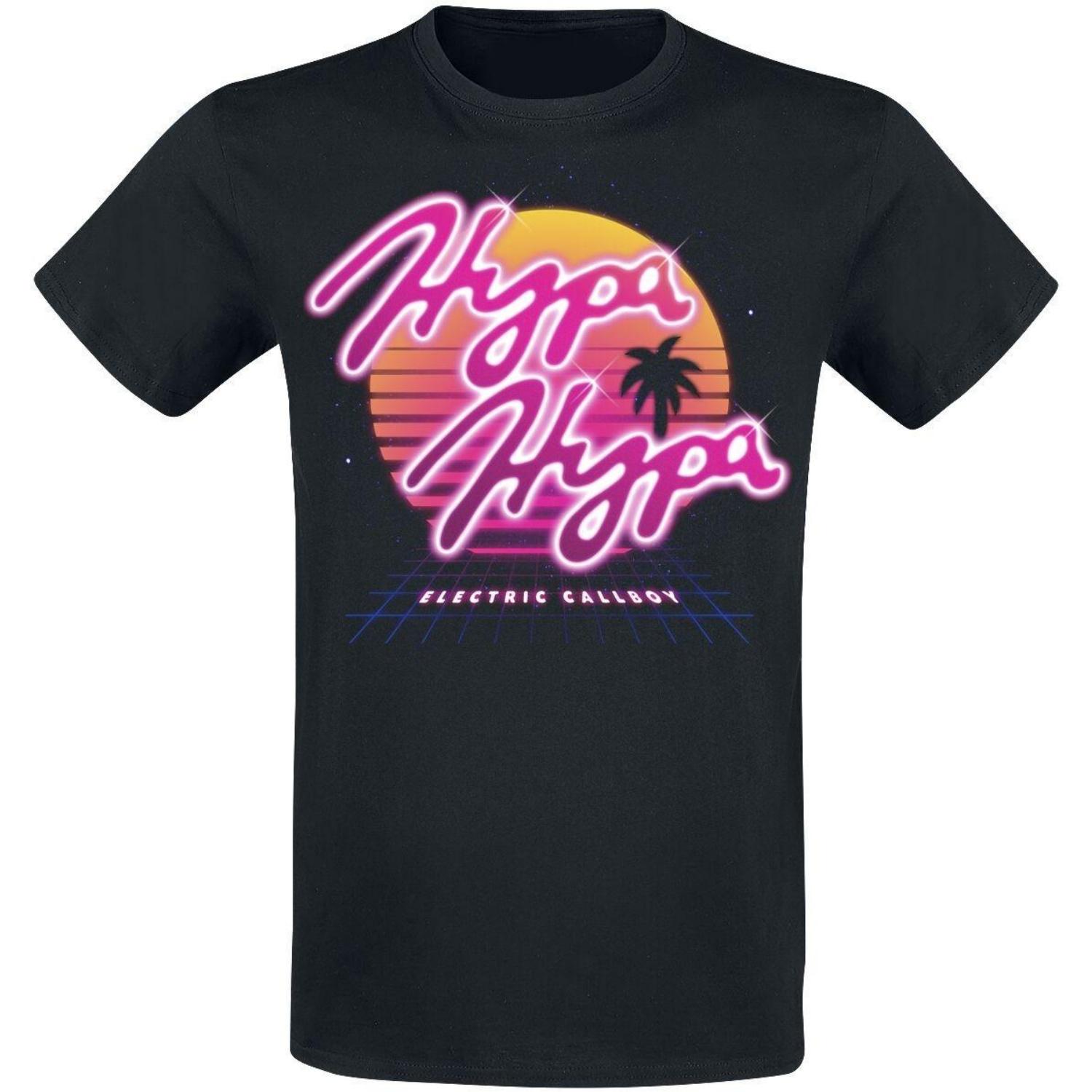 

Electric Callboy Rock Art Tee Ideal for Enthusiasts Who Appreciate Electro-Core Legacy and Edgy Style In Casual T-Shirts S чёрный