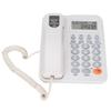 KXT2027CID Desktop Corded Telephone Adjustable Volume Caller ID Semi Hands Hree Fixed Landline for Office Hotel(White )