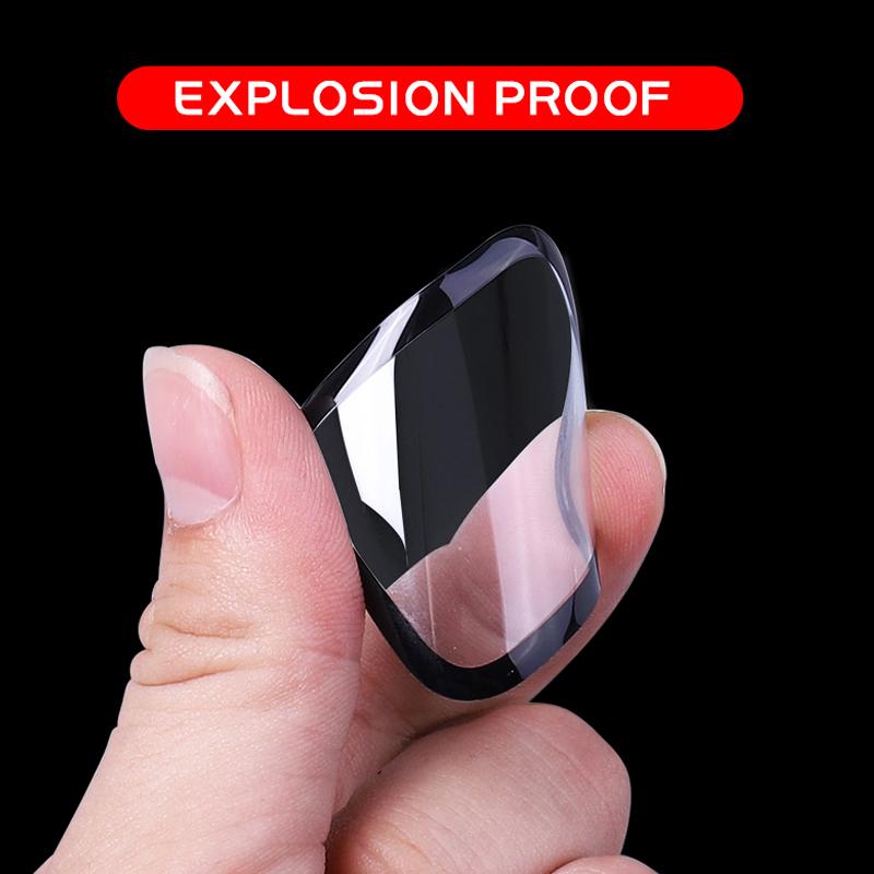 Soft Glass For Apple Watch series 8 7 45mm 41mm iWatch 6 4 3 se 44mm 40mm 42mm 38mm 9D HD Full Film Apple watch Screen Protector