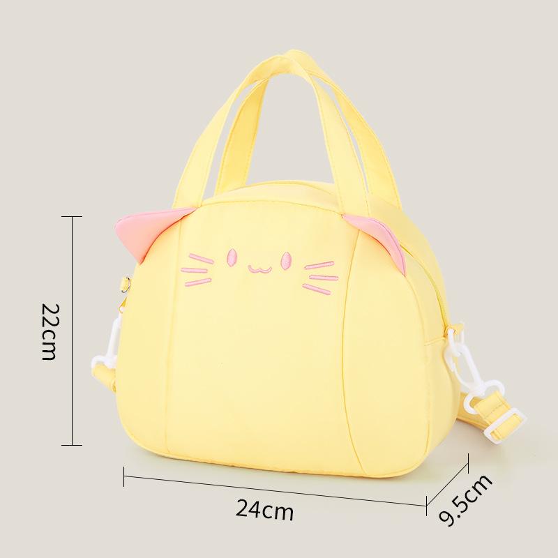 

Cute Cat Shoulder Bag for Women, Large Capacity Cartoon Tote Handbag, Multi-functional Coin Purse and Portable Storage Pouch CLE