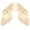 Water Soluble Lace Hollow Embroidery Shoulder Flower Doll Collar Lace Accessories Leaf Pattern Three-Dimensional Hollow Applique Fake Collar