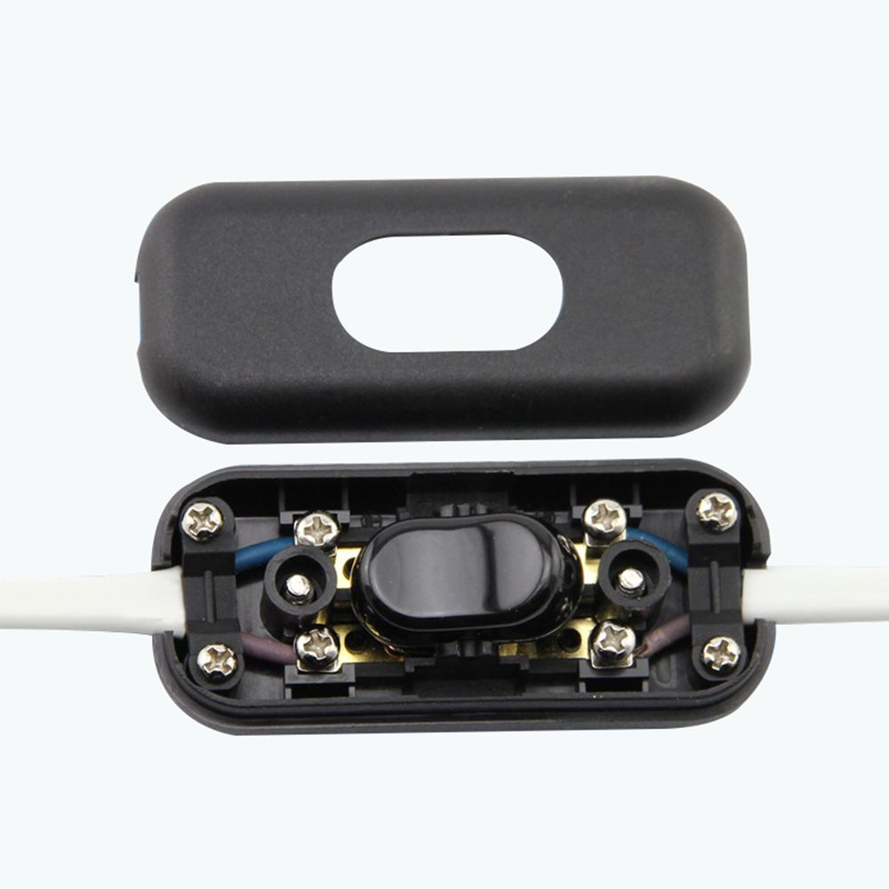 Desk Lamp ON/OFF Inline Toggle Switches Rocker Switches AC 250V 6A Lamp Switches