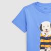 Polo Ralph Lauren Ss24 Letter Animal Print Crew Neck Casual Short Sleeve T-Shirt Kids Tops Harbor-Island-Blue CWPOTSHB8020824-430
