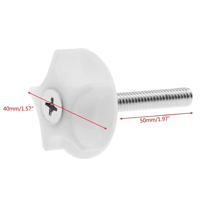Professional Standoff Bolt Stainless Steel Wall Support Fixing Screws Decor Hardware Washers for Divan Beds Fittings 4x