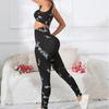 Tie-Dye Seamless Yoga Suit: Quick-Dry Sports Bra & Long Pants for Women