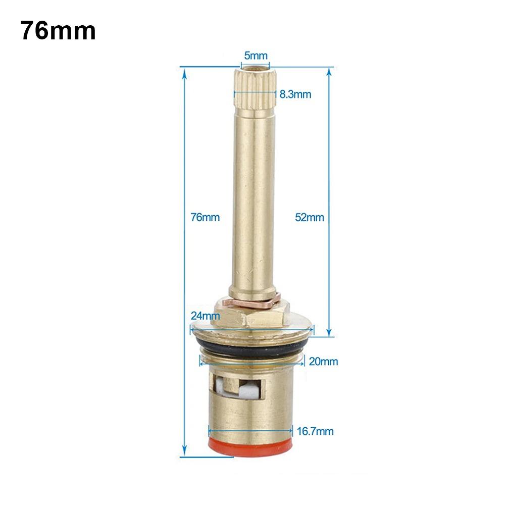 1Pcs 76mm 82mm Faucet Cartridges Extended Top Valves Fittings Tap Valve Core For Bathroom Shower