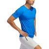 Adidas T Shirts Men's Blue Crew Neck Moderate Straight Fit FL4353