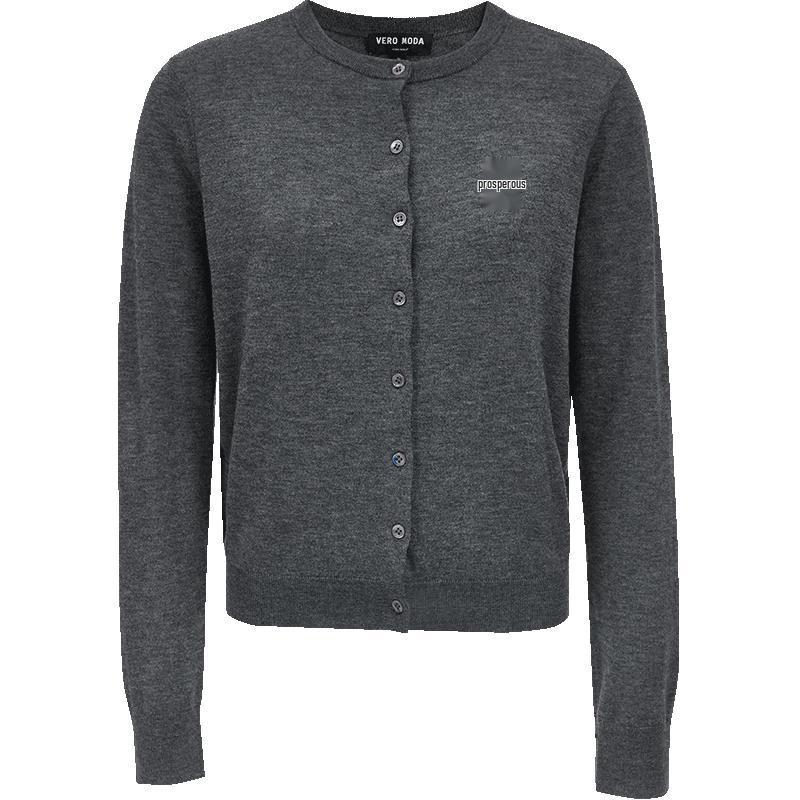 

VEROMODA Women s Cat Rhinestone Wool Blend Cardigan S