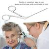 Stainless Steel Ear Forceps Rust Proof Flexible Comfortable Ear Cleaning Tool for Collecting Earwax
