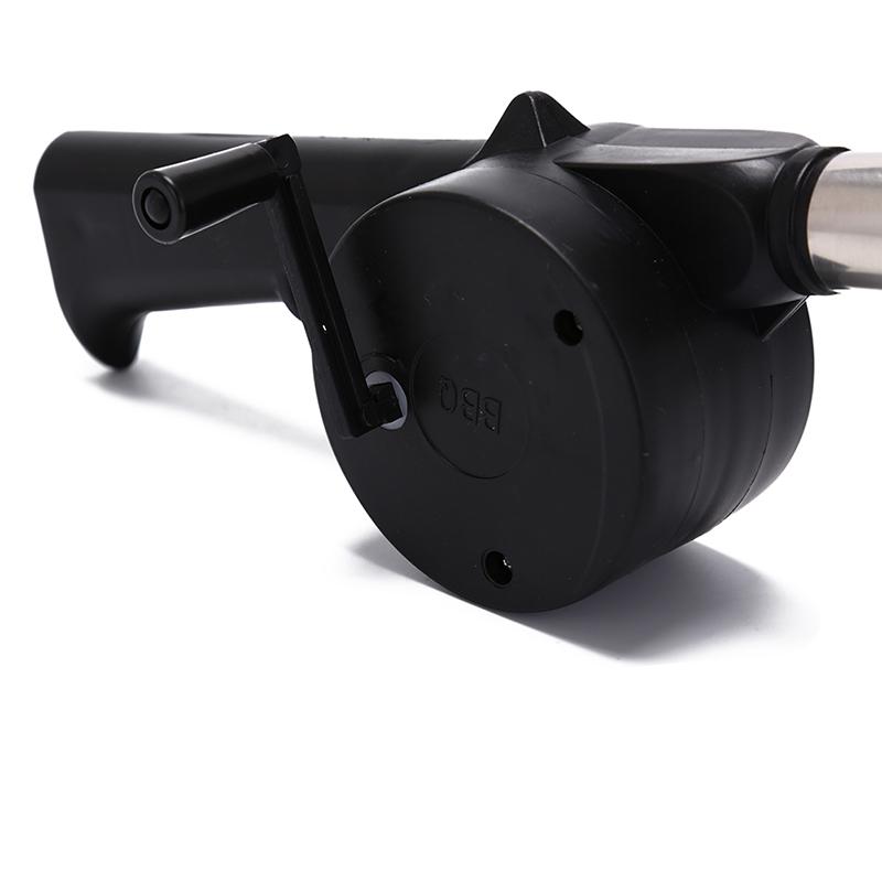 Outdoor Bbq Hand Crank Powered Fan Air Blower For Picnic Barbecue Fire Equipment