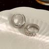Temperament Zircon Hoop Earrings Ear Jewelry Women Sparkling Earrings  For Girls
