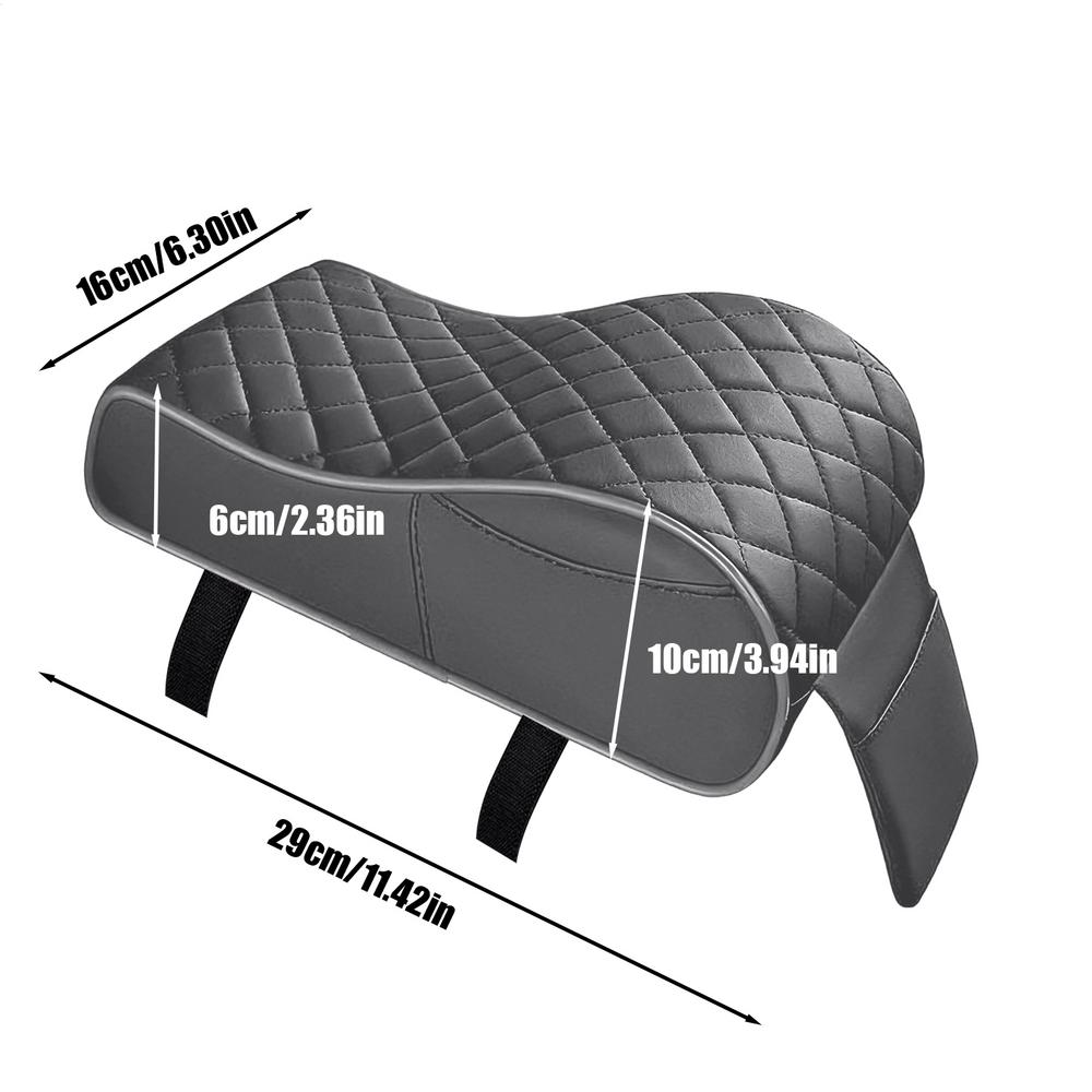 

Center Console Cover for Car Auto Accessories Armrest Elbow Support Pad for Trucks SUVs RVs Sedans Drivers Commuting Road Trip серый