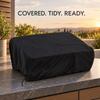 Dark Barbecue Fabric Cover for Household Outdoor Storage, Reduces Everyday Loose Debris That Can Settle on a Cooking Unit During Storage