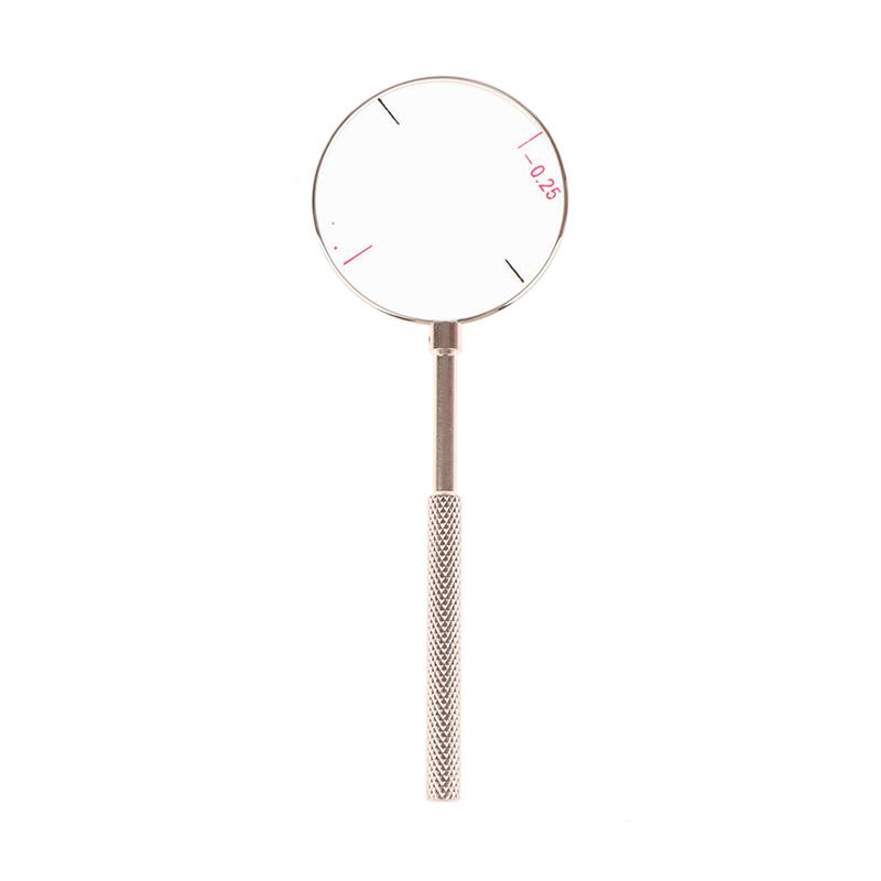 0.25 / 0.50 Lente Cilindrica Ottica Rotonda Strumento per Lenti Ottiche Strumenti Ottici Lente Oftalmica Cilindri Portatili Diottrie