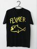 Flipper Fish Band Musik Kurzarm Schwarz Alle Größen T-Shirt AG2586