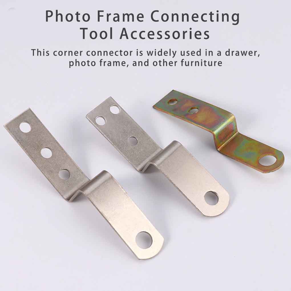 Home Drawer Corner Connector Replacement Portable Metal Z-shaped Connectors Furniture Upgrade Fixing Accessories