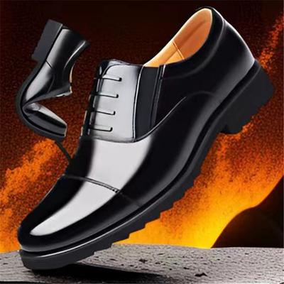 Leather Shoes Men's Spring and Autumn Work Shoes Business Dress Men's Shoes Three Joints and One Pedal