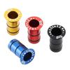 2Pcs with Spare Sealing Ring Bike Hub Thru Axle Adapter  Bicycle Modification