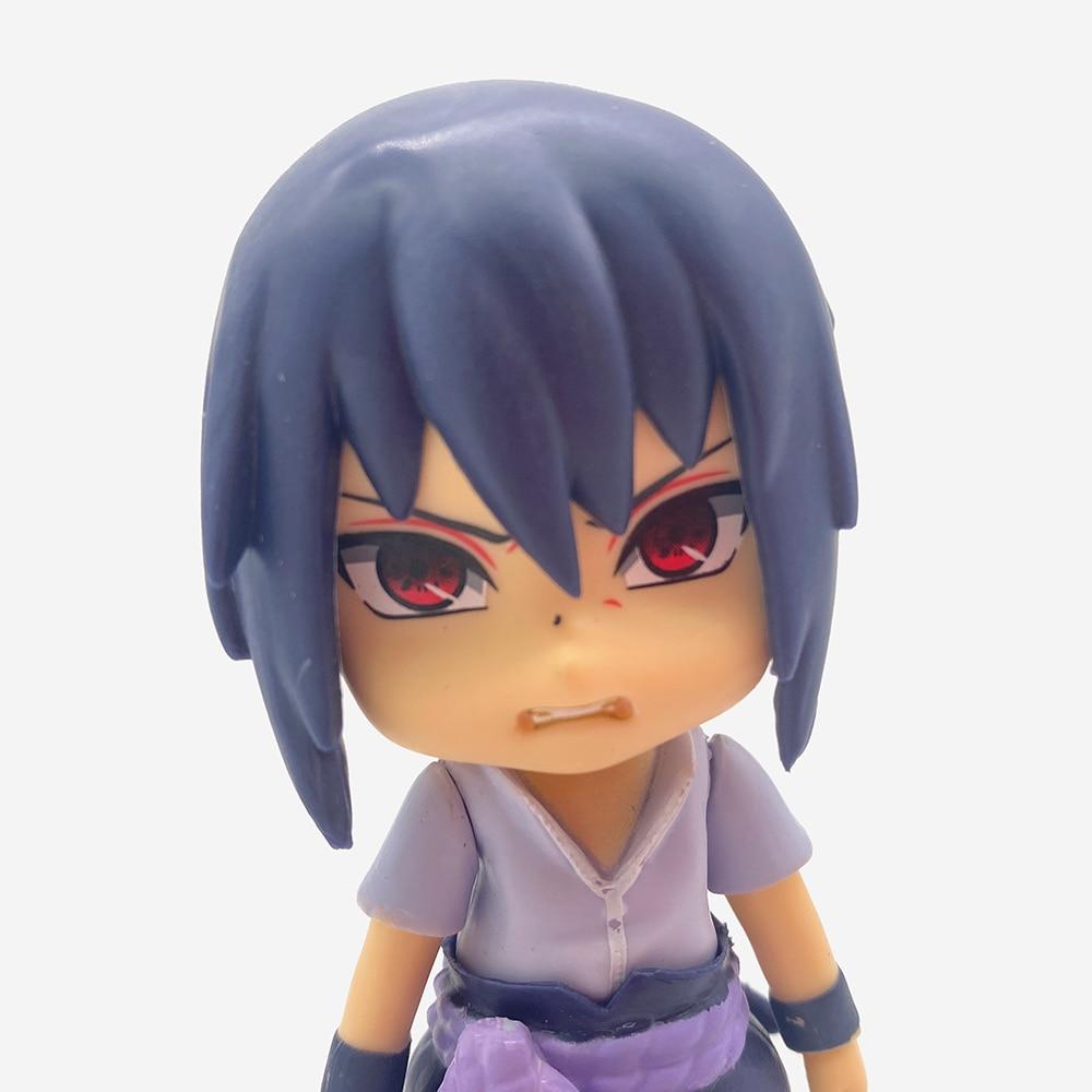 Shippuden Q Version Action Figures Anime Figurine Model Uchiha Sasuke Itachi Pop Pvc 4 Inch Statue Collectible Toys Doll