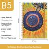 A5I High-Value Student Oil Painting Notebook: B5 Side-Flip with Horizontal Lines and Blank Pages
