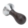 53mm Kaffeepulver Tamper Edelstahl Kaffeehammer mit Holzgriff für Zuhause Büro